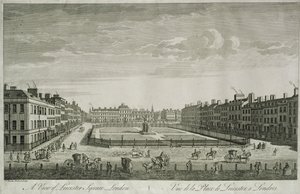 Kilátás a Leicester Square-re, 1753